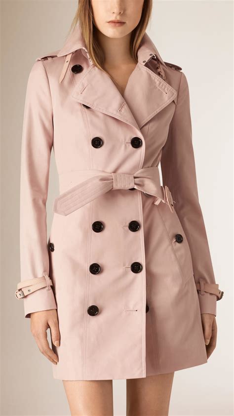 burberry pink trench coat